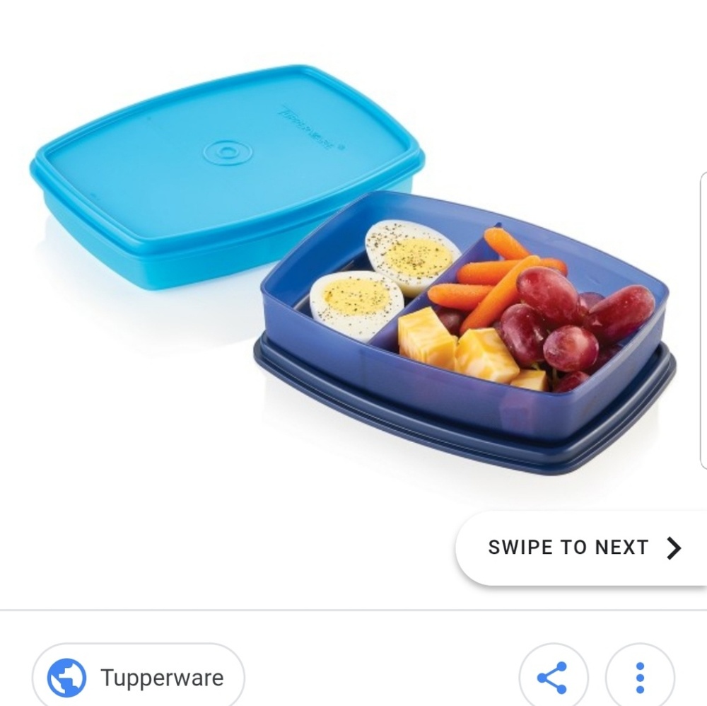 Brand New  Tupperware  Side by Side Container  Set